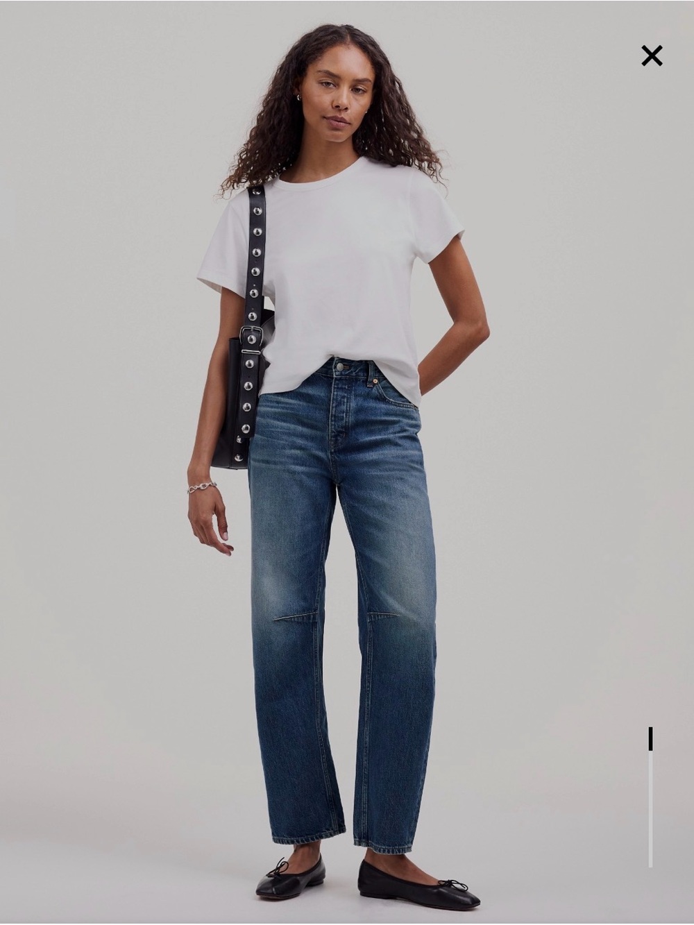 Madewell The Darted Barrel-Leg Jean- Irmo Wash